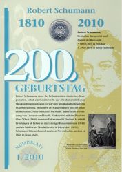 BRD 2010 Numisblatt 1/2010 