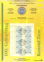 BRD 2010 Numisblatt 2/2010 