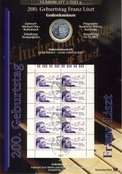 BRD 2011 Numisblatt 1/2011 