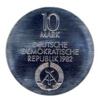 DDR 1982 J.1583 10 Mark Neues Gewandhaus Leipzig st