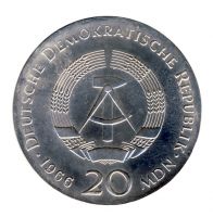 DDR 1966 J.1518 20 Mark Gottfried Wilhelm Leibniz st