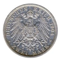 Preussen 1904 A J.102 2 Mark Wilhelm II. (1888-1918) ss
