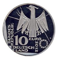 BRD 2012 J.573 10 Euro Deutsche Nationalbibliothek st