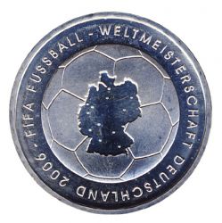 BRD 2003 J.499 10 Euro Fuball-WM-Deutschland 2006 Prgesttte: J st