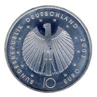 BRD 2003 J.499 10 Euro Fuball-WM-Deutschland 2006 Prgesttte: J st