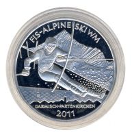 BRD 2010 J.557 10 Euro FIS Alpine Ski-WM 2011 Prgesttte: G PP