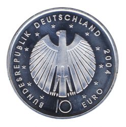 BRD 2004 J.504 10 Euro Fuball-WM-Deutschland 2006 Prgesttte: F st