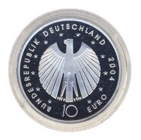 BRD 2004 J.504 10 Euro Fuball-WM-Deutschland 2006 Prgesttte: G PP