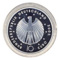 BRD 2005 J.511 10 Euro Fuball-WM-Deutschland 2006 Prgesttte: D PP