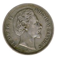 Bayern 1875 D J.42 5 Mark Ludwig II. (1864-1886) ss