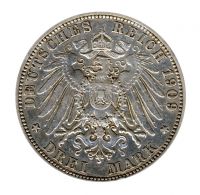 Preussen 1909 A J.103 3 Mark Wilhelm II. (1888-1918) ss