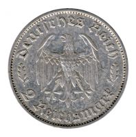 Drittes Reich 1934 F J.358 2 Reichsmark Friedrich Schiller ss