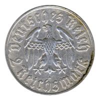 Drittes Reich 1933 A J.352 2 Reichsmark Martin Luther vz