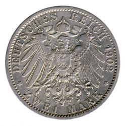 Preussen 1902 A J.102 2 Mark Wilhelm II. (1888-1918) ss