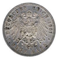 Preussen 1901 J.106 5 Mark 200 Jahre Knigreich vz-st