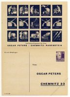 DDR Nr. PP002 B2/002 * Oscar Peters Chemnitz-Rabenstein