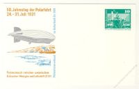 DDR Nr. PP016 B1/007a * 50. Jahrestag der Polarfahrt 1931
