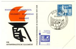 DDR Nr. PP017 C2/002 SSt. SOZPHILEX 1977