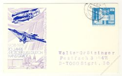 DDR Nr. PP017 C1/002a o 70 Jahre Motorflug