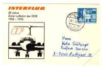 DDR Nr. PP017 C1/001a o INTERFLUG - 20 Jahre Zivile Luftfahrt