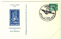 DDR Nr. PP018 B2/016 SSt. 70 Jahre Flugpost in Leipzig