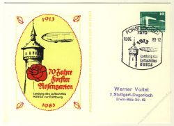 DDR Nr. PP018 C2/004 SSt. 70 Jahre Rosengarten