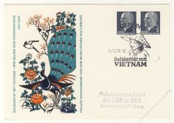 DDR Nr. PP012 B1/005c SSt. Solidaritt mit Vietnam