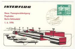 DDR Nr. PP016 D2/003 SSt. Neue Passagierabfertigung Flughafen Berlin-Schnefeld