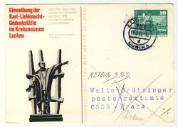 DDR Nr. PP016 B2/011a o Einweihung Karl-Liebknecht-Gedenksttte