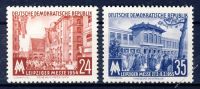 DDR 1954 Mi-Nr. 433-434 ** Leipziger Herbstmesse