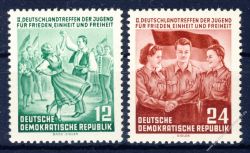DDR 1954 Mi-Nr. 428-429 ** Deutschlandtreffen der Jugend