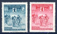 DDR 1955 Mi-Nr. 470-471 ** Internationale Radfernfahrt