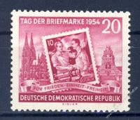 DDR 1954 Mi-Nr. 445A ** Tag der Briefmarke