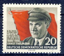 DDR 1956 Mi-Nr. 520A ** 70. Geburtstag von Ernst Thlmann