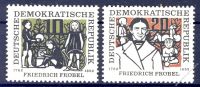 DDR 1957 Mi-Nr. 564-565 ** 175. Geburtstag von Friedrich Frbel