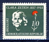 DDR 1957 Mi-Nr. 592 ** 100. Geburtstag von Clara Zetkin