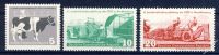 DDR 1958 Mi-Nr. 628-630 ** Landwirtschaftsausstellung