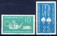 DDR 1959 Mi-Nr. 713-714 ** 75 Jahre Jenaer Glaswerk