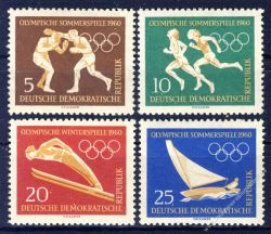 DDR 1960 Mi-Nr. 746-749 ** Olympische Sommer- und Winterspiele