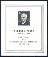 DDR 1960 Mi-Nr. 784B (Block 16) ** Tod des Prsidenten Wilhelm Pieck