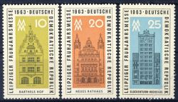 DDR 1963 Mi-Nr. 947-949 ** Leipziger Frhjahrsmesse