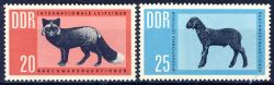 DDR 1963 Mi-Nr. 945-946 ** Internationale Rauchwarenauktion