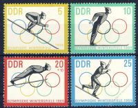 DDR 1963 Mi-Nr. 1000-1003 ** Olympische Winterspiele