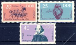 DDR 1964 Mi-Nr. 1009-1011 ** Berhmte Knstler