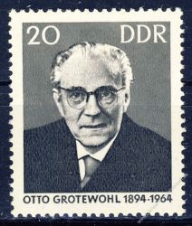 DDR 1965 Mi-Nr. 1153 ** 1. Todestag von Otto Grotewohl