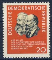 DDR 1965 Mi-Nr. 1120 ** Konferenz der Minister des Post- und Fernmeldewesens der sozialistischen Lnder