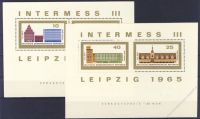 DDR 1965 Mi-Nr. 1126-1129 (Block 23-24) ** 800 Jahre Stadt Leipzig