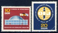 DDR 1966 Mi-Nr. 1212-1213 ** Kongress der Internationalen Organisation der Journalisten