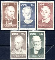 DDR 1967 Mi-Nr. 1293-1297 ** Berhmte Persnlichkeiten