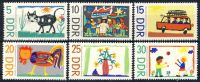 DDR 1967 Mi-Nr. 1280-1285 ** Kinderzeichnungen